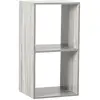 Image de Etagère 2 Cases Mix - P. 34,5 cm x H. 67,5 cm - Gris