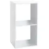 Image de Etagère 2 Cases Mix - P. 34,5 cm x H. 67,5 cm - Blanc