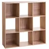 Image de Etagère cube design Mix'n modul - L. 100 x H. 100 cm - Couleur chêne naturel