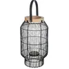 Image de Lanterne en métal ethnique Allure Ethnique - H. 31 cm - Noir