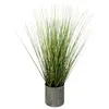 Image de Plante Artificielle Herbe - 45cm Gris