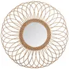 Image de Atmosphera Miroir mural rond bohème - Beige