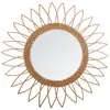 Image de Atmosphera Miroir mural rotin rond - Beige