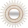 Image de Miroir mural rotin scandi Universalis - Diam. 76 cm
