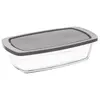 Image de But Plat à cake en verre - Gris