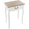 Image de Table de chevet Chrysa - L. 47 x H. 65 cm - Blanc