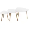 Image de Atmosphera table d'appoint Mileo - Blanc