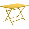 Image de HESPERIDE Table de jardin Greensboro - Jaune moutarde