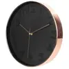 Image de the_home_deco_factory Horloge Ronde Noire Cuivrée