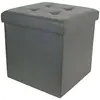 Image de The home deco factory Pouf-coffre - Gris
