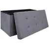 Image de The home deco factory Malle Lina - Gris