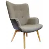 Image de Beldeko Fauteuil relax scandinave - Gris