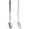 Image de Lot de 2 Cuillères à Confiture Marmelade 19cm Gris