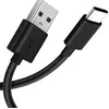 Image de WOW Câble USB A/USB C 1m - 3A Noir