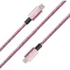 Image de BigBen Connected Câble Tissé USB C/Lightning 2m - 3A Rose