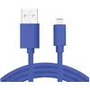 Image de WOW Câble USB A/Lightning 1m - 2.4A Bleu