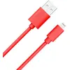 Image de WOW Câble USB A/Lightning 1m - 2.4A Rouge