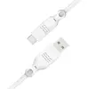 Image de JUST GREEN Câble de Charge et Synchronisation USB-A / USB-C 2 mètres 3A 15W Blanc