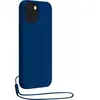 Image de BigBen Connected Coque pour iPhone 14 Plus en Silicone avec dragonne assortie Bleu marine