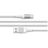 Image de Force Power Câble Renforcé USB A/USB C 3m - 3A Blanc Blanc