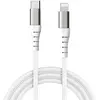 Image de Force Power Câble Renforcé USB C/Lightning 3m - 3A Blanc