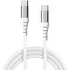 Image de Force Power Câble Renforcé USB C/USB C 3m - 3A Blanc