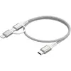 Image de Force Power Câble 2-en-1 USB-C vers USB-C Gris