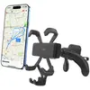 Image de Force Power Support Voiture pour Smartphone 4" à 6.9" à Fixé sur Grille d'Aération Noir