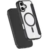 Image de Force Case Étui Folio MagSafe pour iPhone 17 Ultra Renforcé 2m Noir transparent