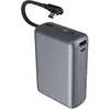 Image de Force Power Powerbank 20000mAh USB-A / USB-C 40W PD / QC avec Câble Intégré Gris