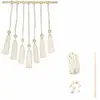 Image de Paris Prix Kit Macramé Suspension Murale 30 cm - Naturel