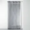 Image de Rideau Voilage à  illets Grigri 140x240cm Anthracite