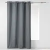 Image de Rideau à Oeillets Newton 140x260cm Gris Anthracite