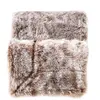 Image de Plaid Imitation Fourrure Antartic 125x150cm Chocolat