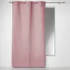 Image de Rideau à Oeillets Panama 140x280cm Rose Dragée