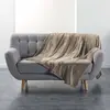 Image de Plaid Uni en Flanelle Flanou 180x220cm Taupe