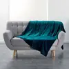 Image de Plaid Uni en Flanelle Flanou 180x220cm Bleu