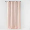 Image de Rideau à  illets Arty Line 140x260cm Rose & Argent