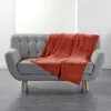 Image de Plaid Uni en Flanelle Flanou 125x150cm Terracotta