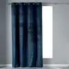 Image de Rideau à  illets Velvetine 140x240cm Bleu Marine