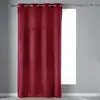 Image de Rideau à  illets Velvetine 140x240cm Bordeaux