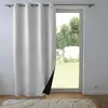 Image de Rideau Occultant Velours Shadow 140x260cm Gris Perle