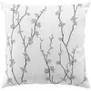 Image de Coussin Déco Imprimé Sakura 45x45cm Blanc