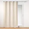 Image de Rideau à  illets Jacquard Doreline 140x240cm Beige