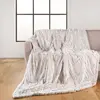 Image de Plaid Imitation Fourrure Lynx 125x150cm Naturel