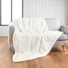Image de Plaid Imitation Fourrure Foxy 125x150cm Naturel