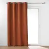Image de Rideau à  illets Bouclette Wooly 140x240cm Terracotta