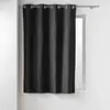 Image de Rideau Isolant Thermique Micropolar 135x180cm Noir