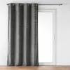 Image de Rideau à  illets en Velours Verra 140x260cm Anthracite