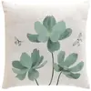 Image de Coussin Déco Imprimé Palmiflore 45x45cm Vert